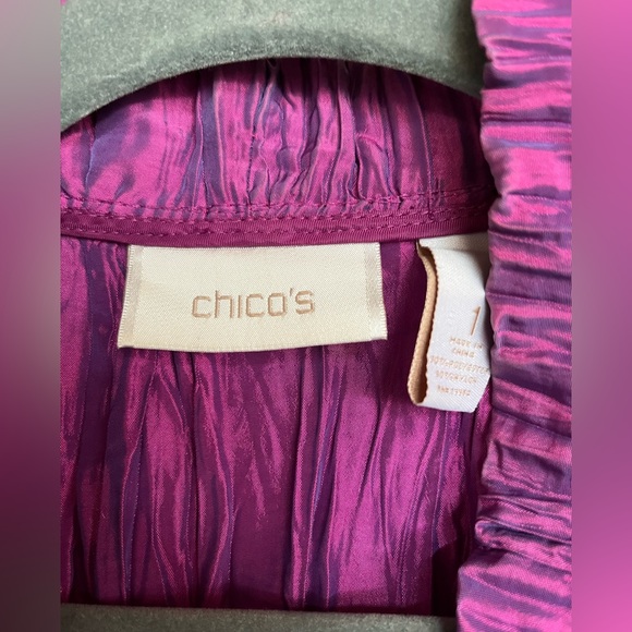 CHICO’S GORGEOUS STRETCHY JACKET BY CHICO’S SIZE 1 - Picture 10 of 10